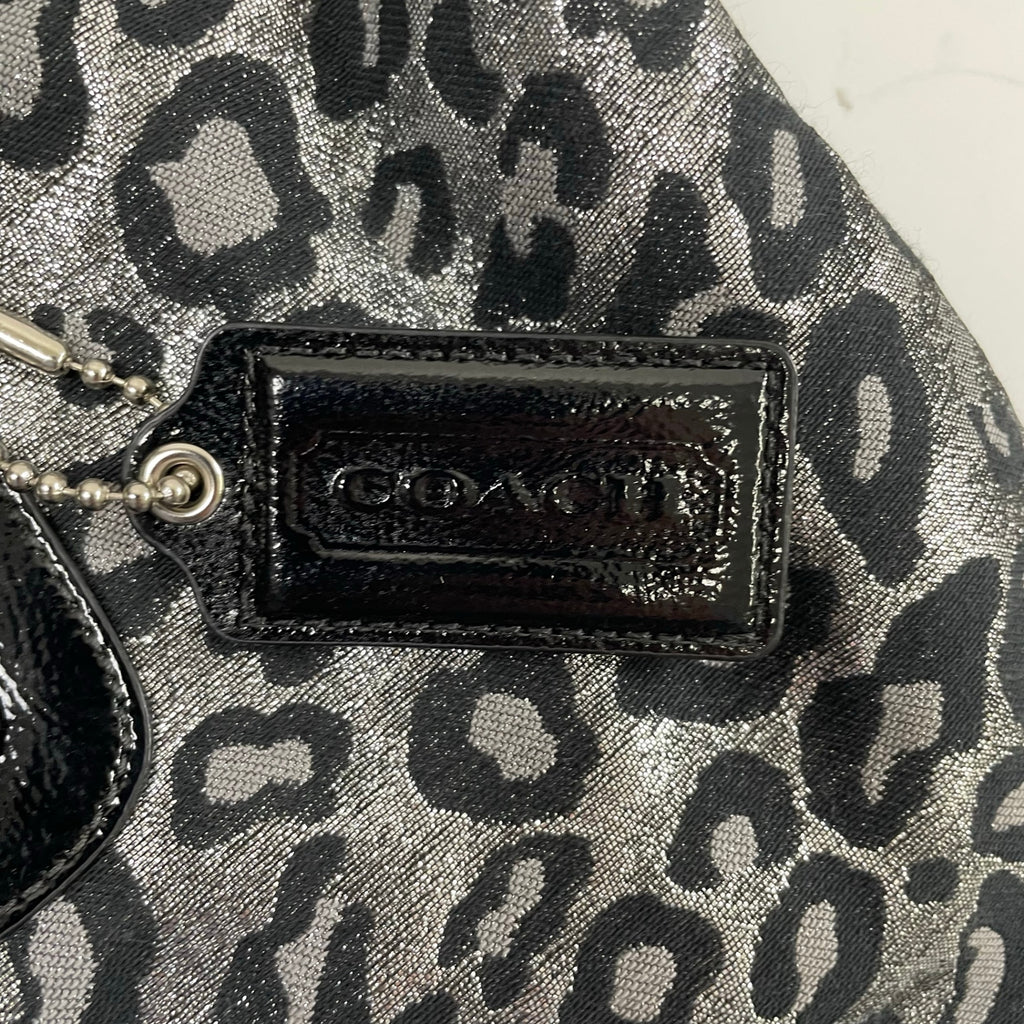 COACH / オセロット2WAYバッグ レオパード F15520 美品