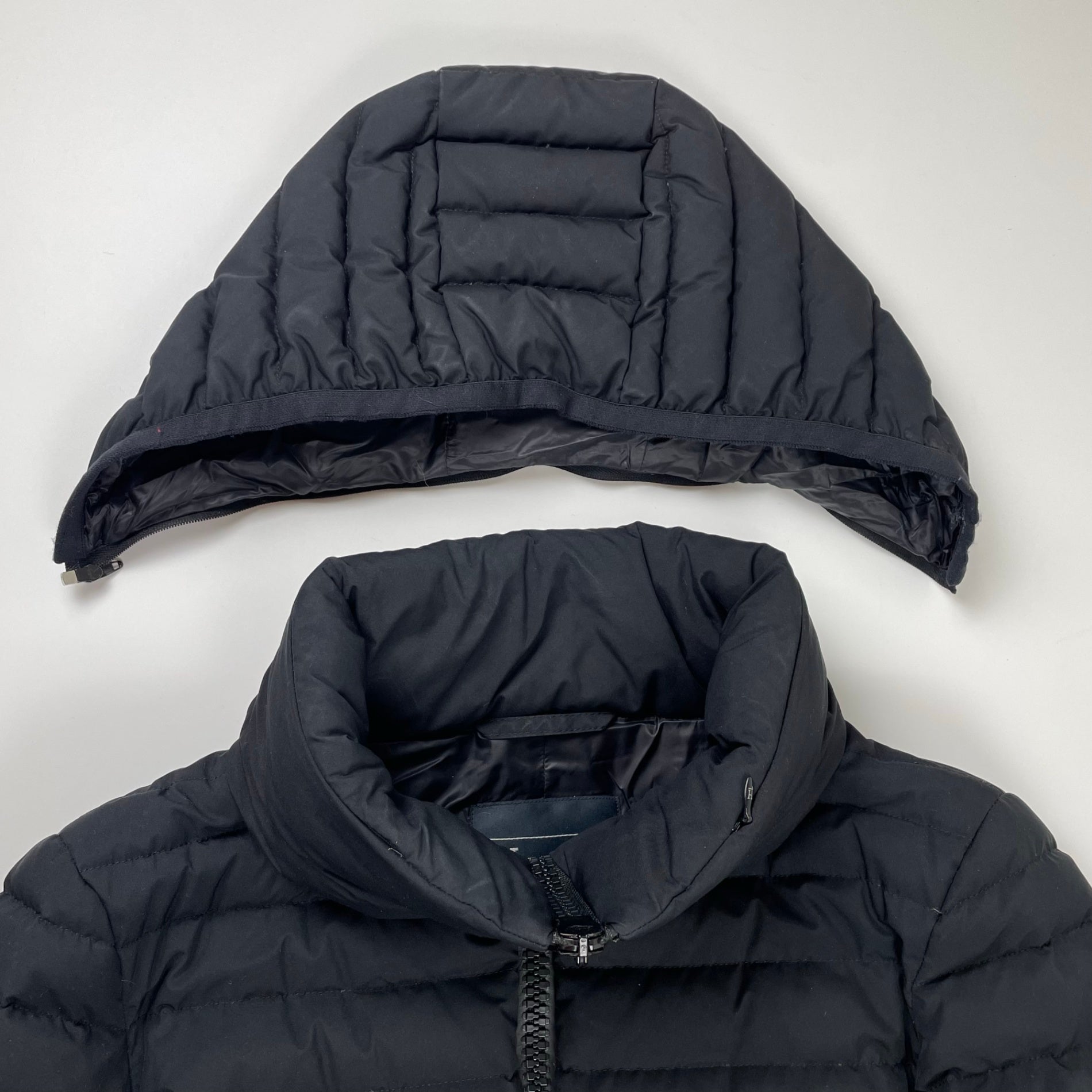 HERNO LAMINAR ヘルノ ラミナーシリーズ / 2WAYダウンコート ブラック 参考定価：150,000程度 SIZE:42