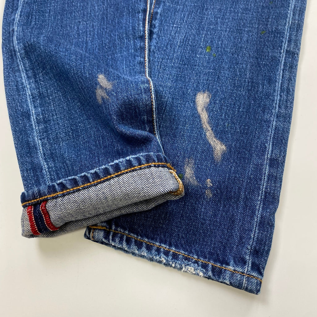 【未使用品】 Roy ROGER’S ロイ ロジャース / CULT SUPERIOR DENIM ハンドペイント デニムパンツ イタリア最古のデニムブランド SIZE：29
