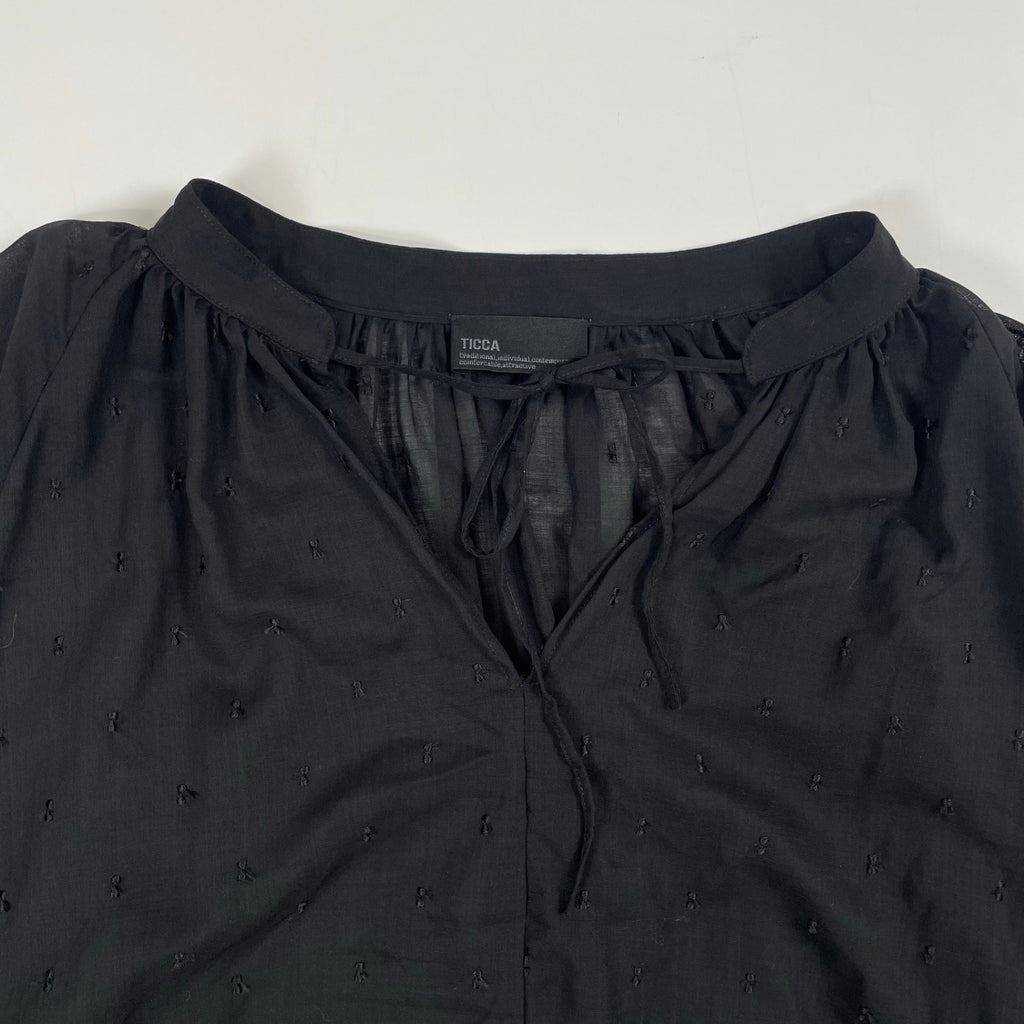 TICCA / ドットキーネックブラウス 参考定価：30,000程度 SIZE:FREE