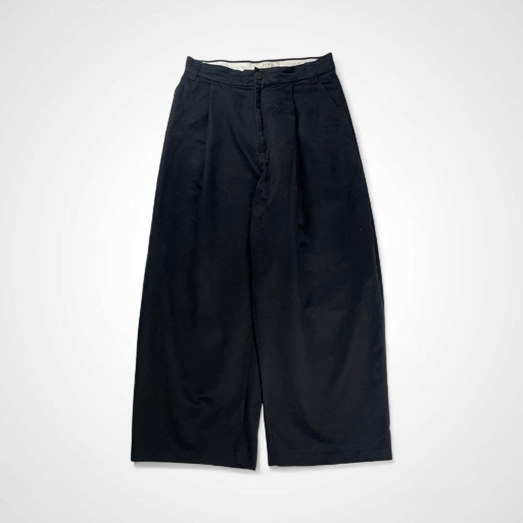 STUDIO NICHOLSON スタジオ ニコルソン / SORTE PEACHED COTTON TWILL VOLUME PLEAT PANTS ワイドパンツ 参考定価：43,000+tax SIZE:S