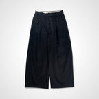 STUDIO NICHOLSON スタジオ ニコルソン / SORTE PEACHED COTTON TWILL VOLUME PLEAT PANTS ワイドパンツ 参考定価：43,000+tax SIZE:S
