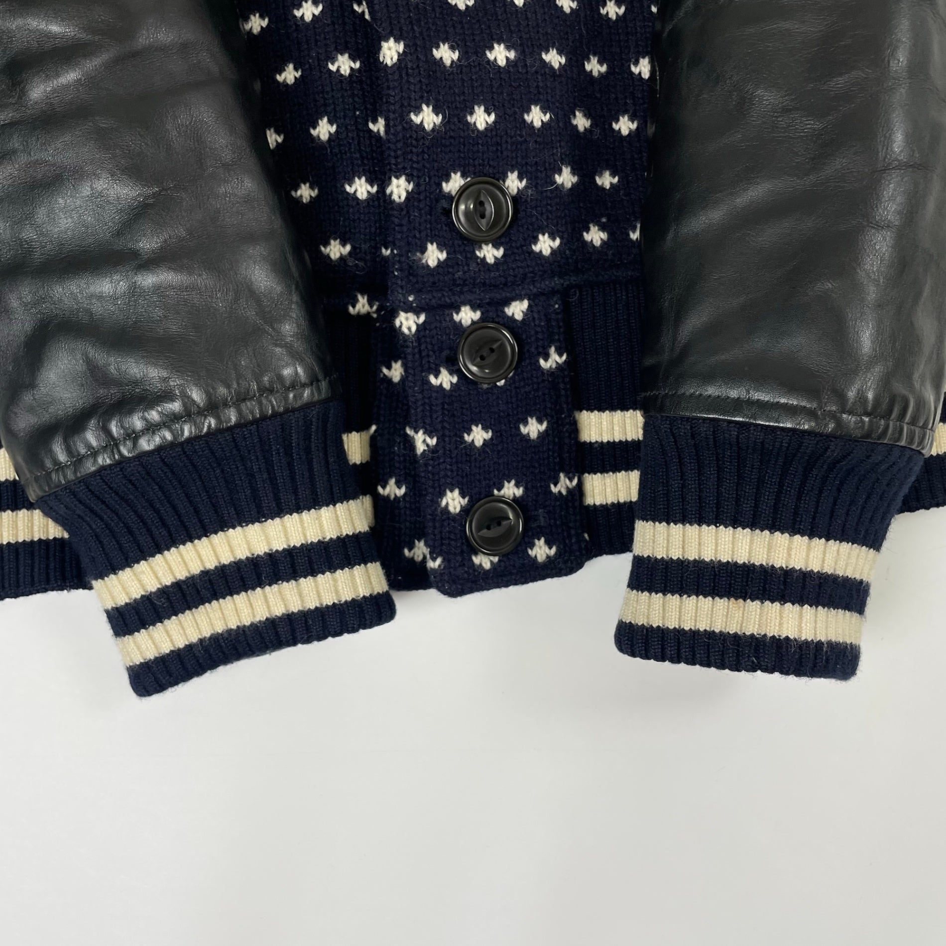 JUNYA WATANABE COMME des GARCONS MAN / 11AW ノルディック切替スタジャン SIZE:S