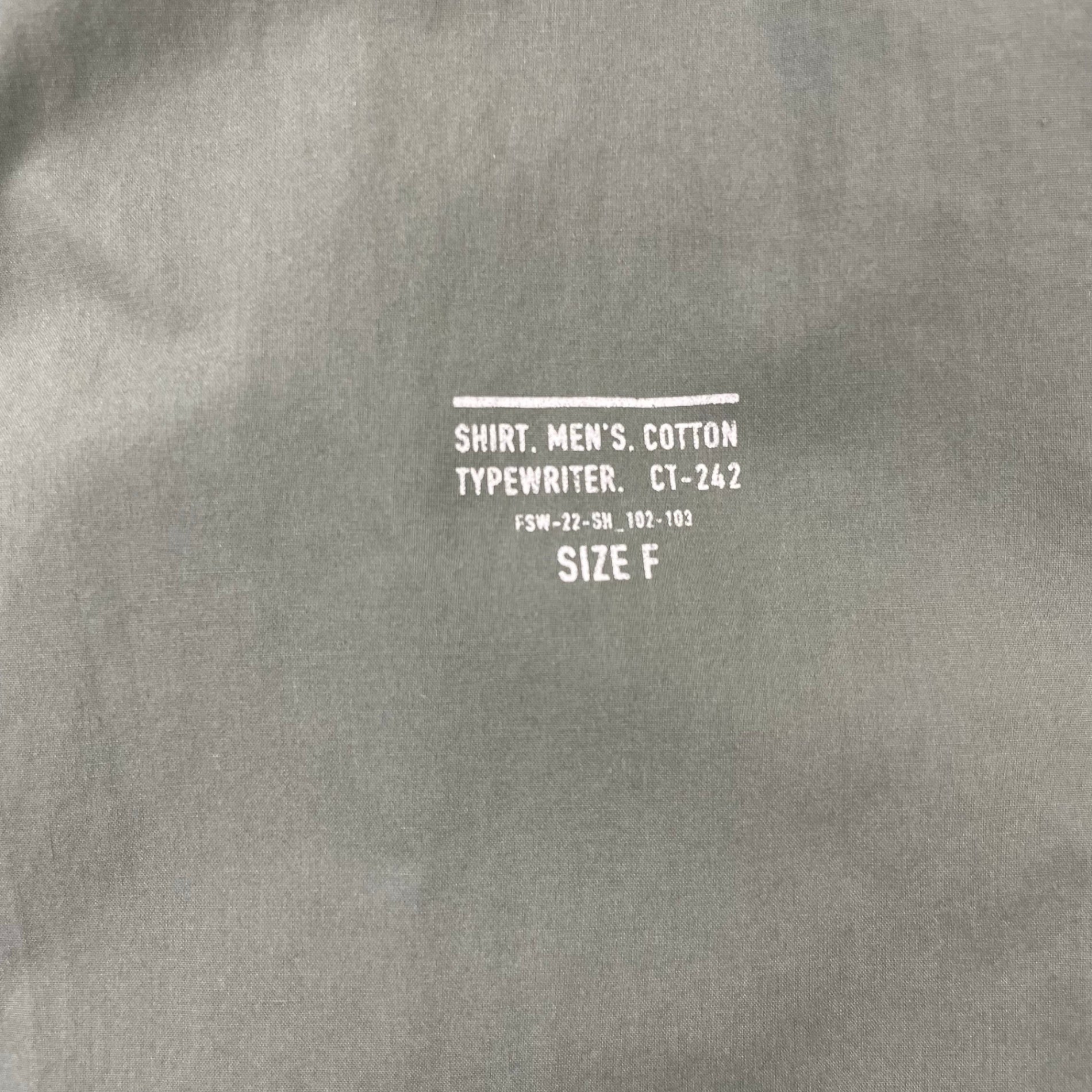 Fresh Survice / CORPORATE S/S REGULAR COLLAR SHIRT 参考定価：14,000+tax SIZE:FREE