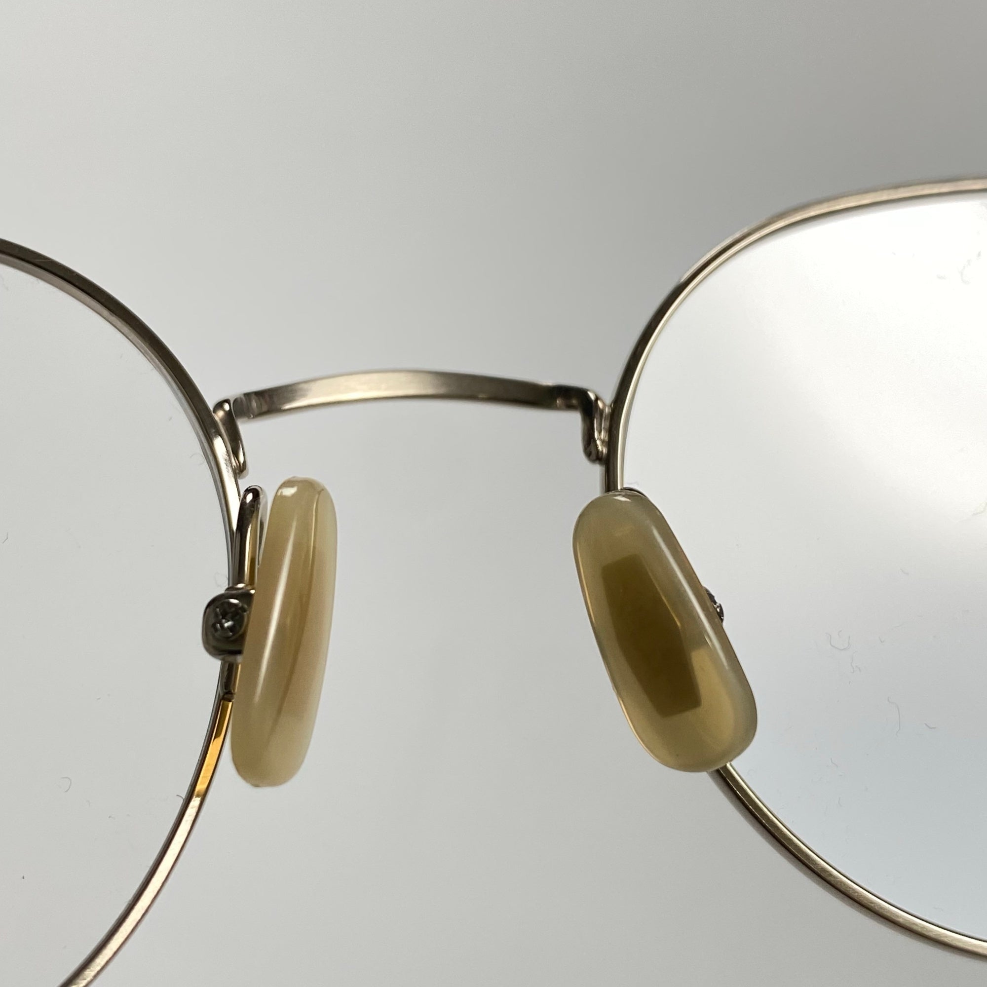 金子眼鏡 「VINTAGE」ライン / パント型 チタン BWG 度なしクリアレンズ  参考定価：40,000+tax