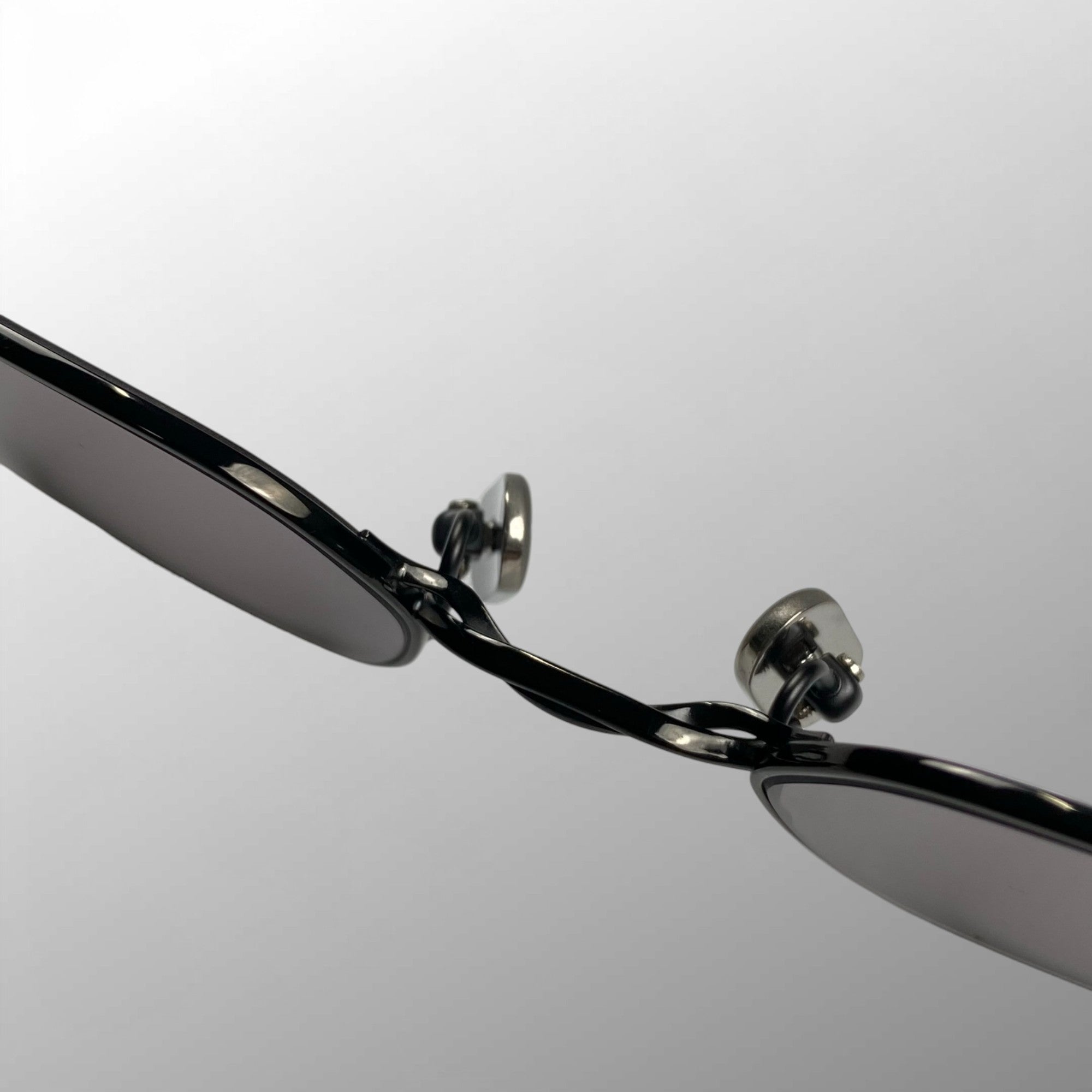 【未使用級】 ISSEY MIYAKE × 金子眼鏡 イッセイミヤケ / HEXAGON Ⅸ サングラス ライトブラックレンズ 50□20