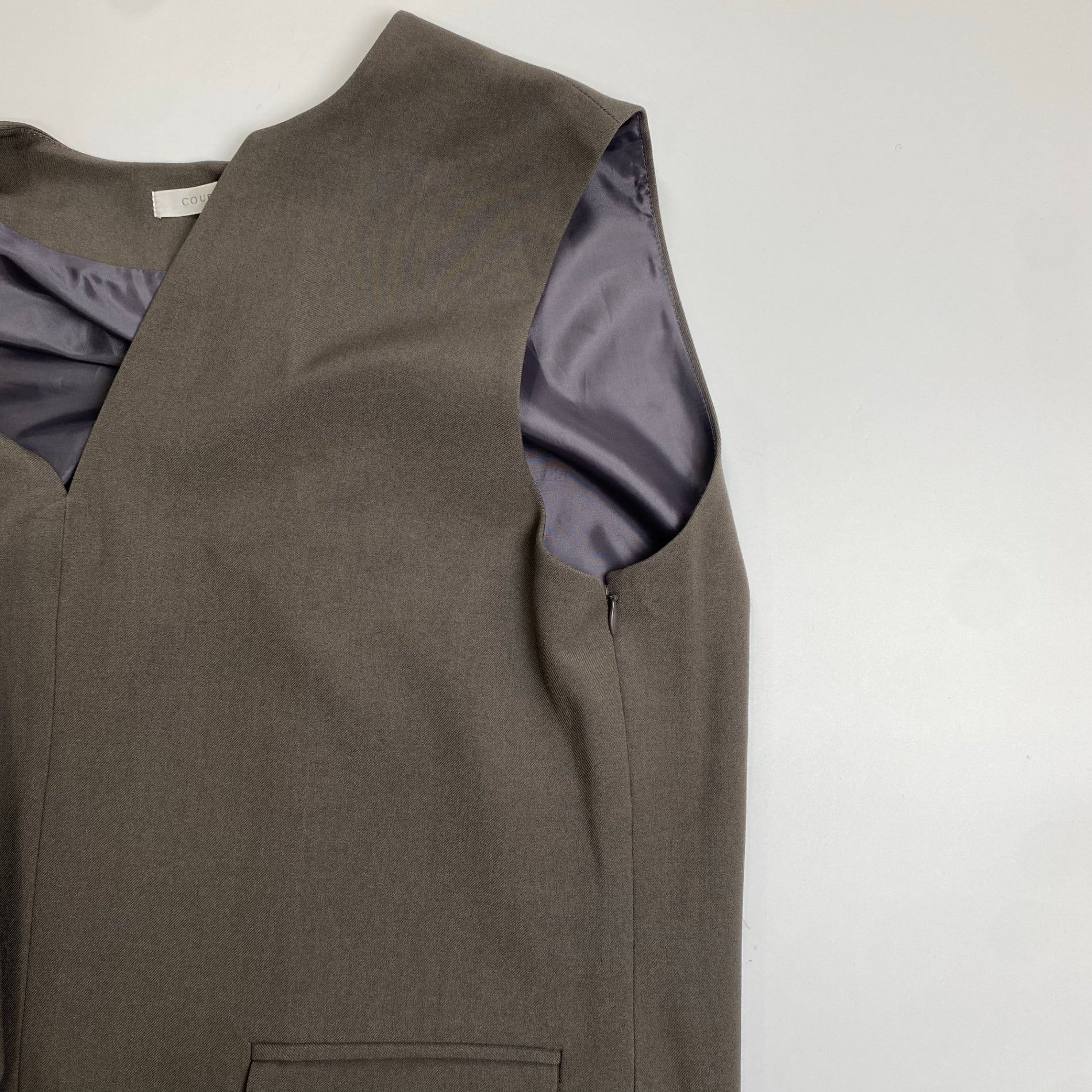 COUPE LE COEUR クープ ル クール fint / キーネックジャンパースカート 参考定価：17,000+tax SIZE:FREE