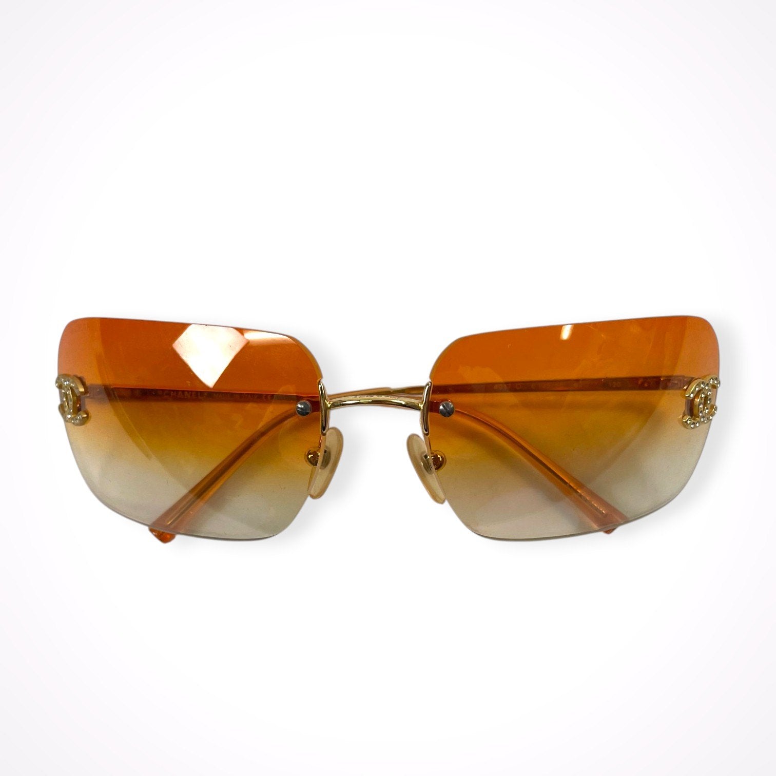 CHANEL / ココマーク リムレスサングラス 4017-D SIZE:62□17 120