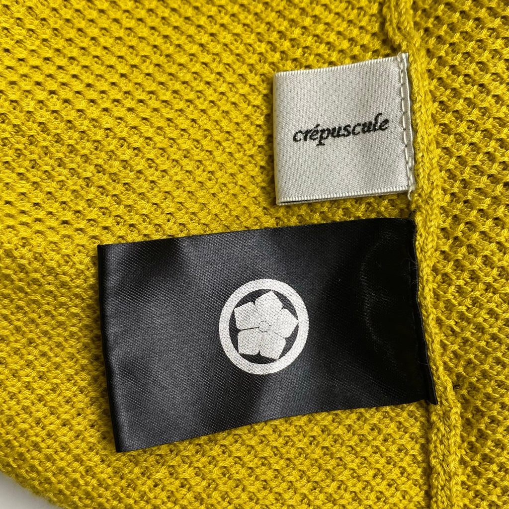 crepuscule × the sakaki クレプスキュール ザ サカキ / 鹿子Tシャツ イエロー コットン100％ SIZE:FREE