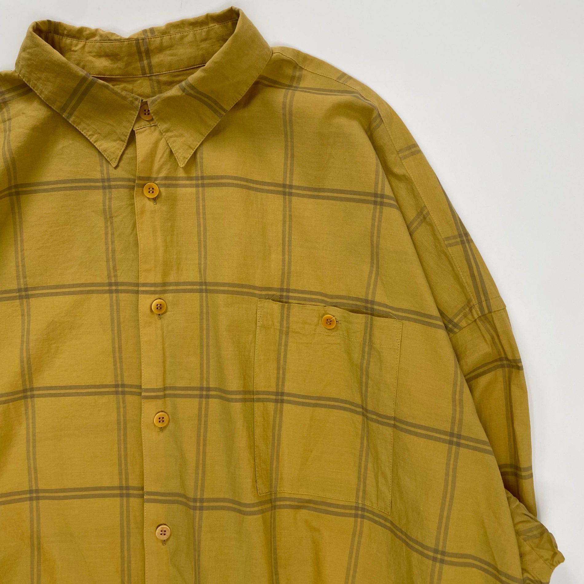 whowhat フーワット / コットンシルク5Xシャツ 参考定価：38,000程度 SIZE:FREE