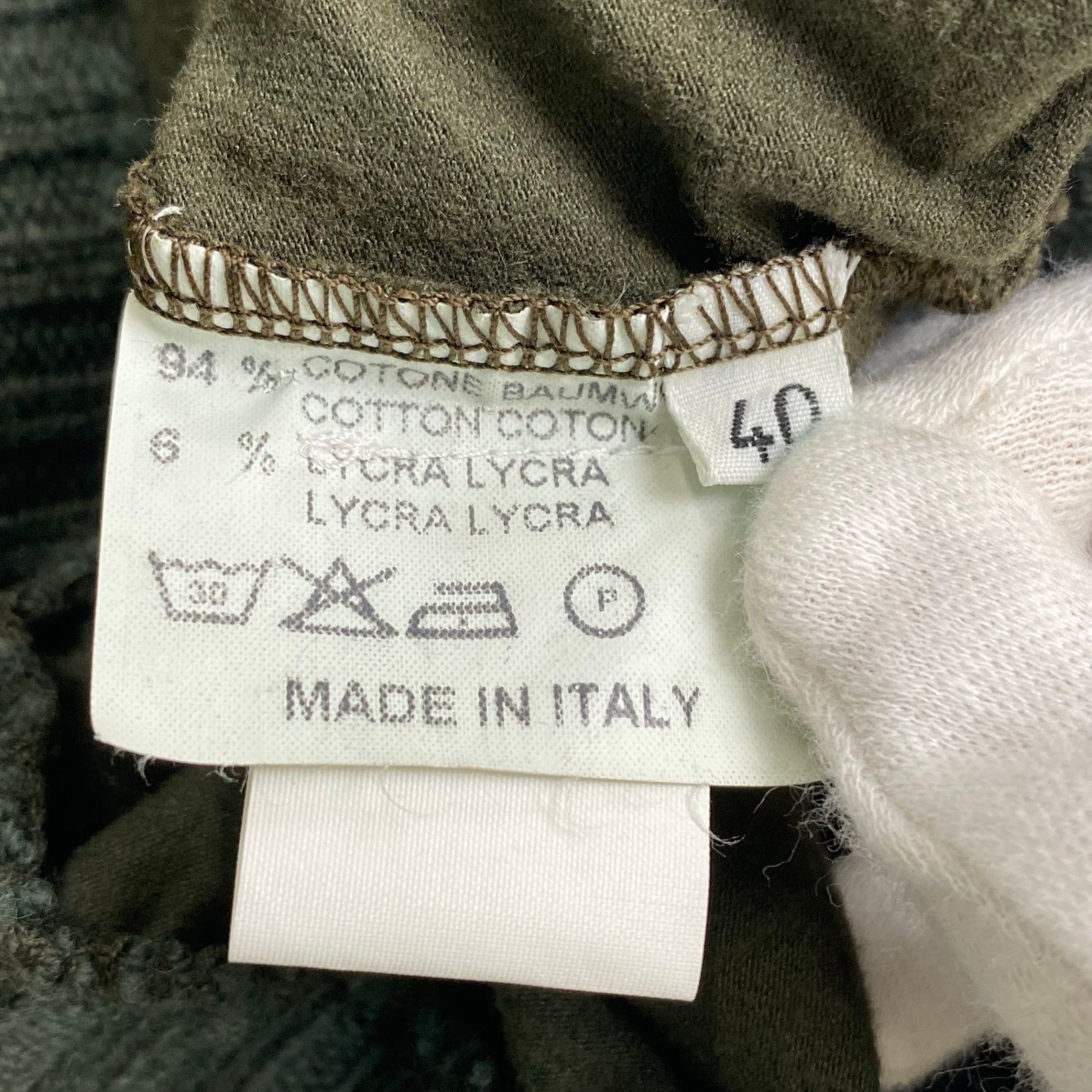 collection PRIVEE? コレクション プリヴェ / ジップデザインクロップドカットソー H.P FRANCE取扱い SIZE:40