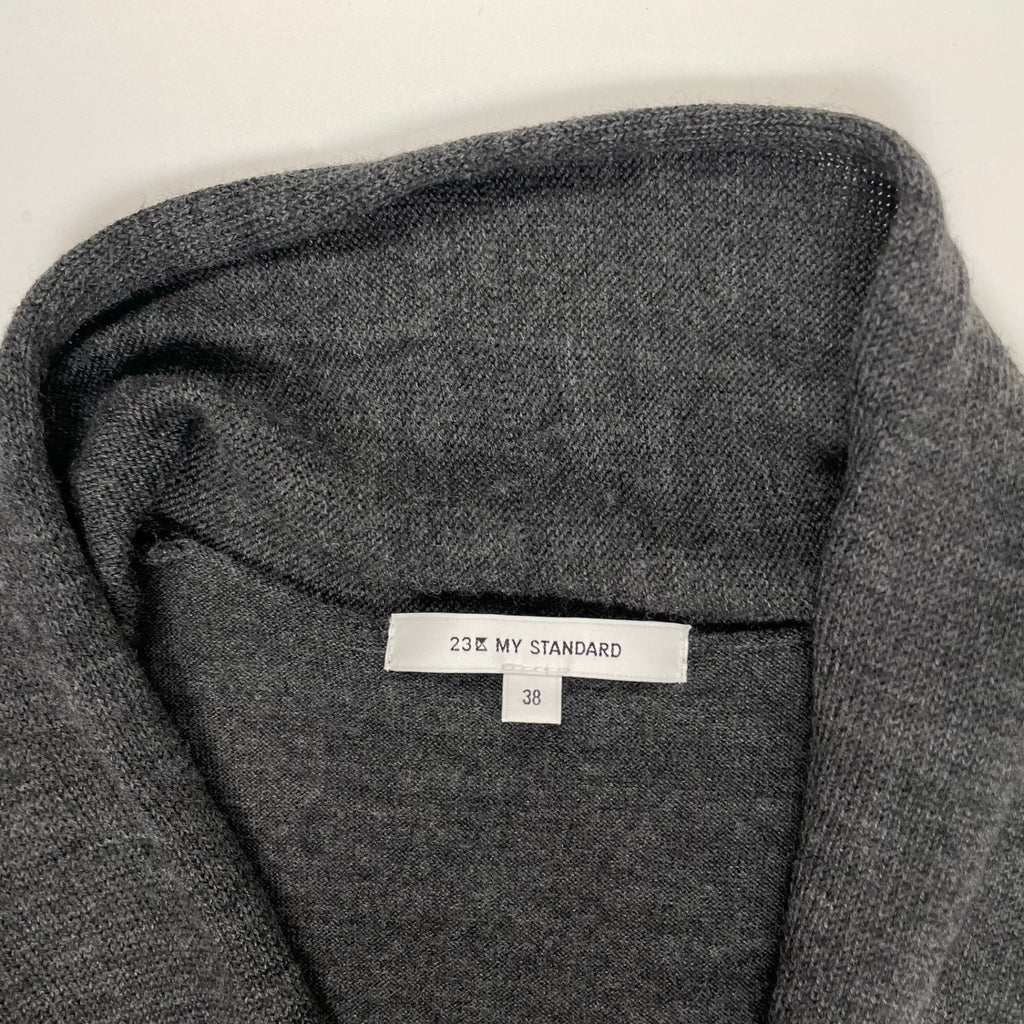 23区 MY STANDARD / 【洗える】サステナブルウールショールカラーカーディガン 参考定価：21,000+tax SIZE:9