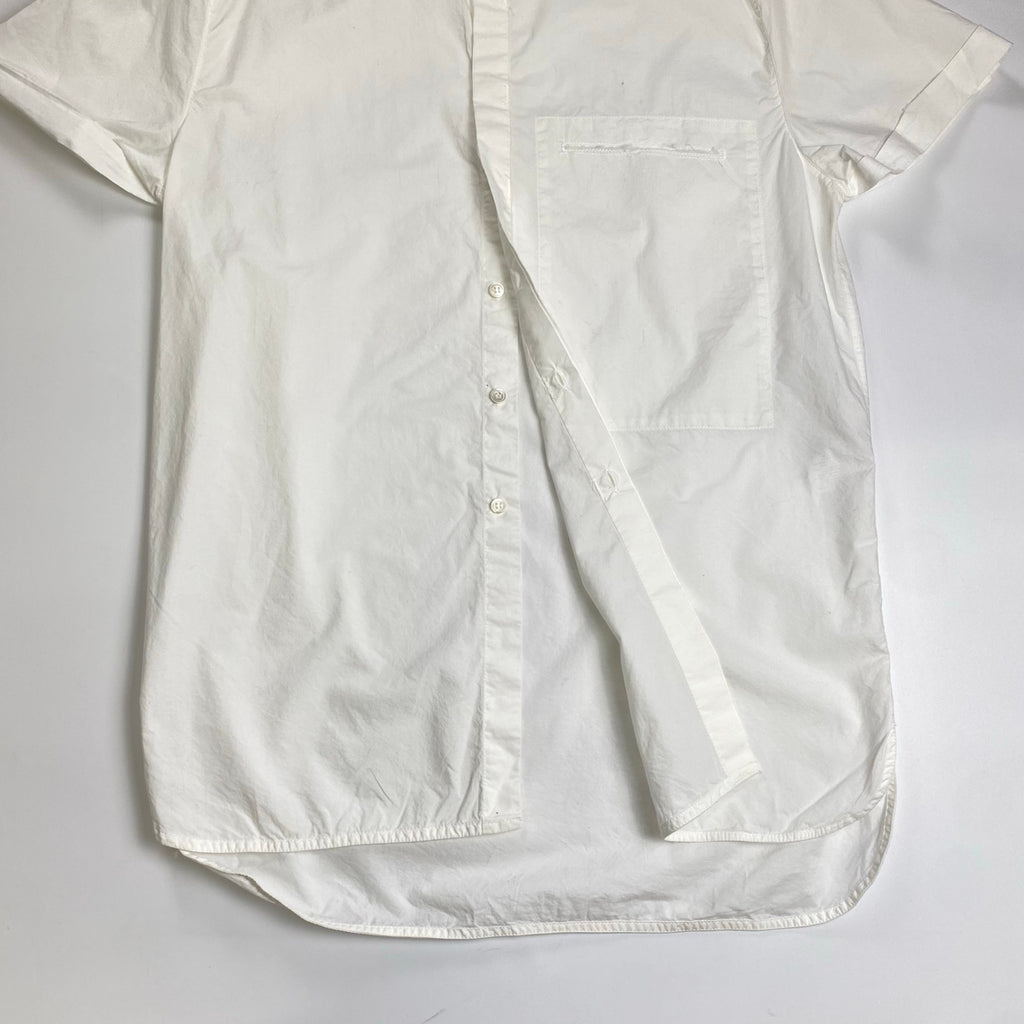 ISABEL BENENATO イザベル ベネナート / カラーレス ショートスリーブシャツ ホワイト SIZE:46