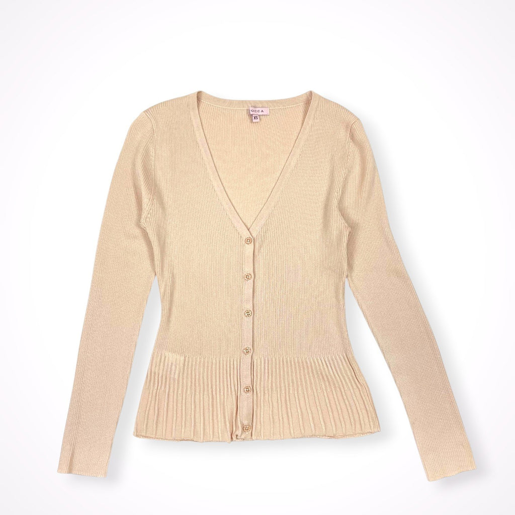 TOCCA / AJISAI CARDIGAN 定番 参考定価：26,000程度 SIZE:XS