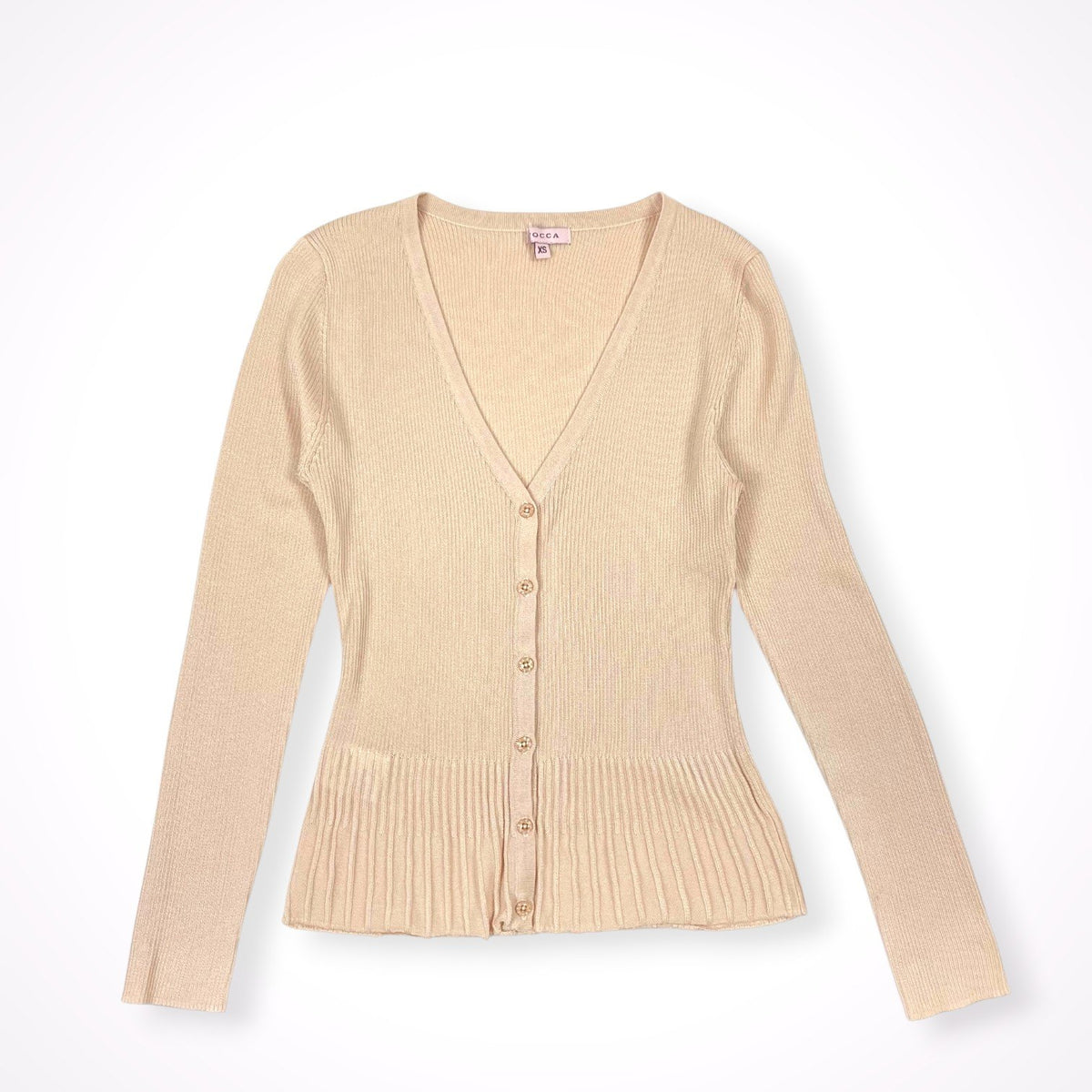 TOCCA / AJISAI CARDIGAN 定番 参考定価：26,000程度 SIZE:XS