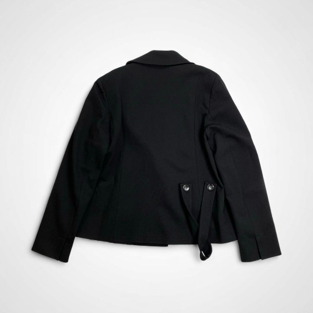 LIVIANA CONTI / ボックスシルエット ジャケット ブラック 参考定価：50,000程度 SIZE:44