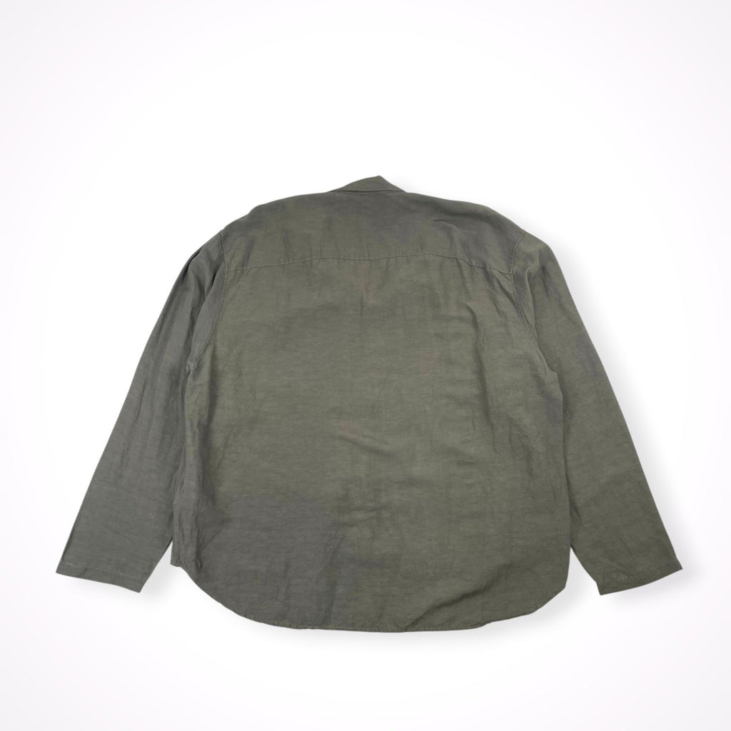 CLANE HOMME / ボックスワイドリネンシャツ 参考定価：28,000+tax SIZE:2