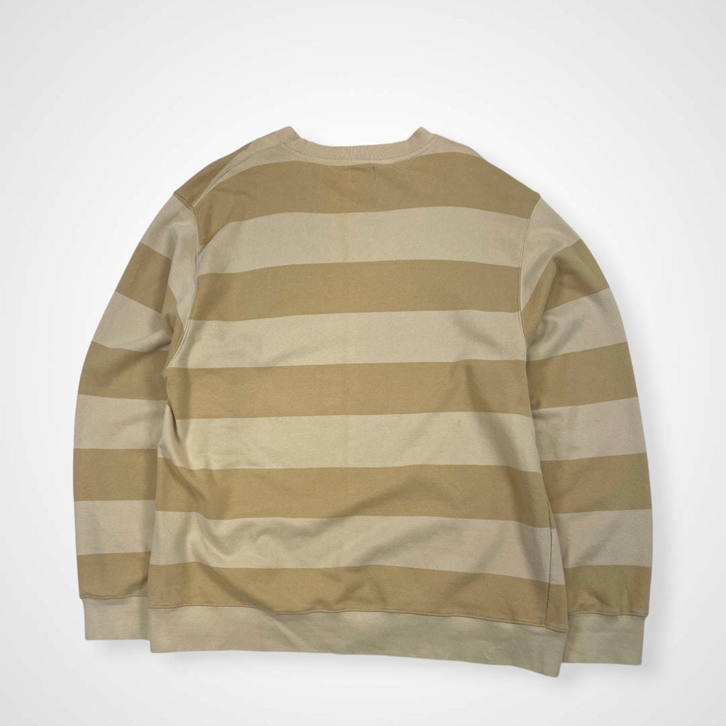 stussy ステューシー / 90s ボーダースウェット 袖ワッペン 紺タグ SIZE:XL