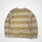 stussy ステューシー / 90s ボーダースウェット 袖ワッペン 紺タグ SIZE:XL