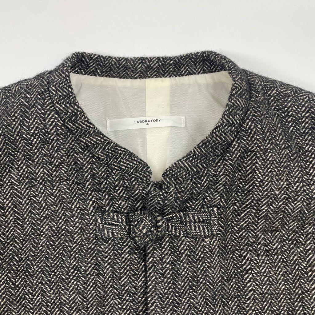 LABORATORY (Gauze#) ラボレイトリー / ウールリネンヘリンボーンアーバンチャイナジャケット 参考定価：31,500+tax SIZE:FREE
