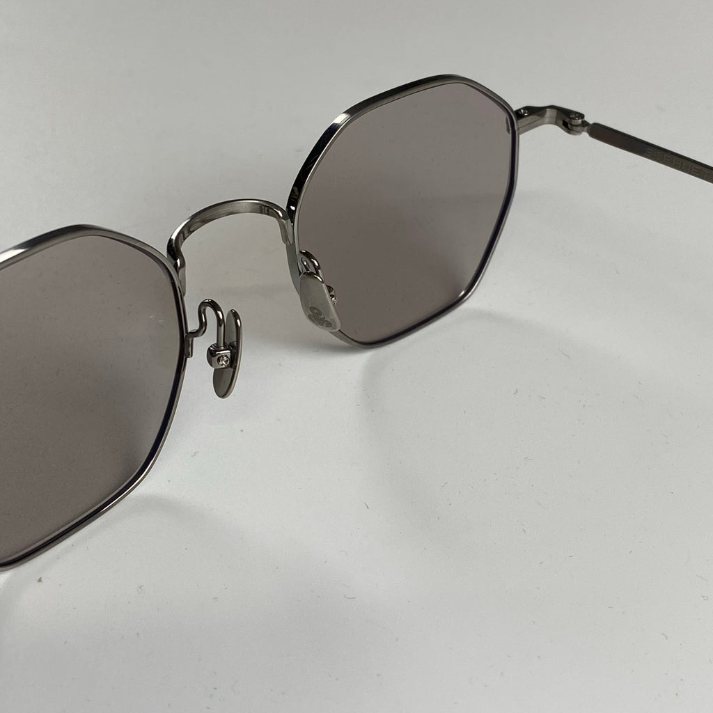 25SS SOPHNET × 金子眼鏡 / TITANIUM SUNGLASSES OCTAGON 度なしライトグレーレンズ 参考定価：44,000+tax