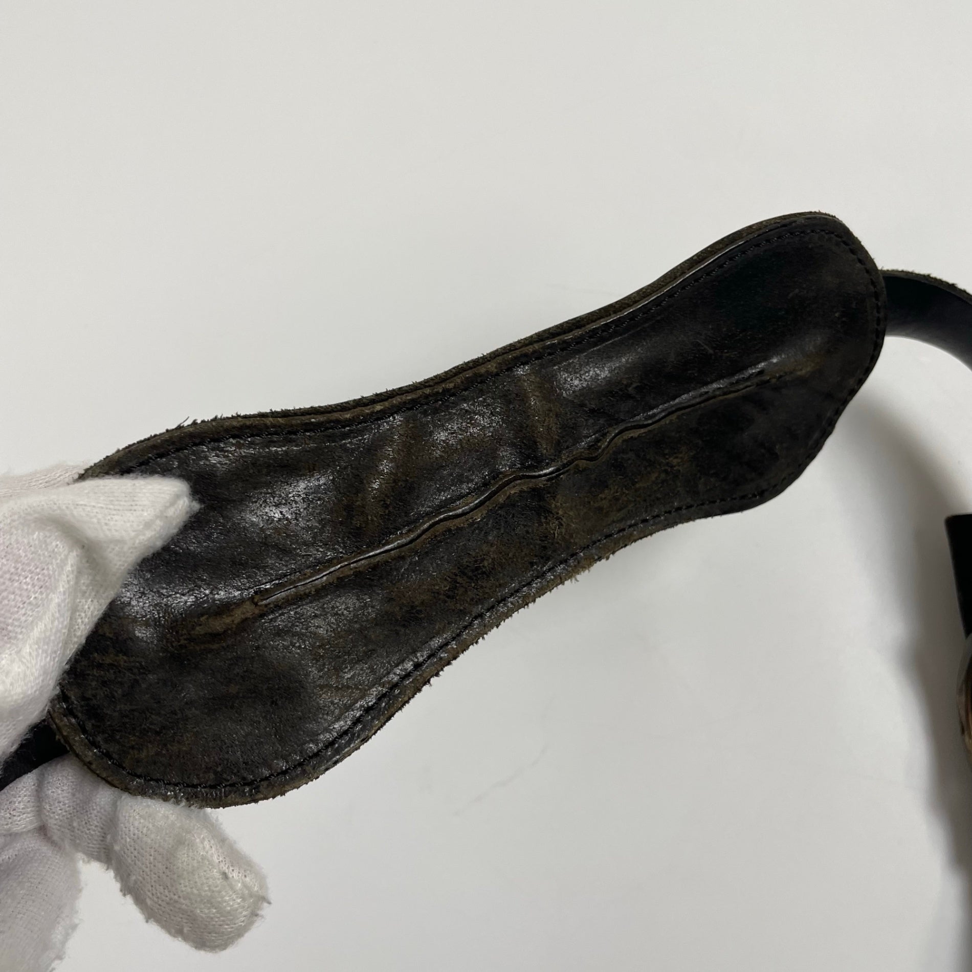 delle cose デレコーゼ / 2サイド レザーメッセンジャーバッグ 参考定価：100,000程度