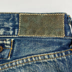 11SS kolor カラー / カットオフ デニムハーフパンツ シンチバック 阿部潤一 SIZE：1
