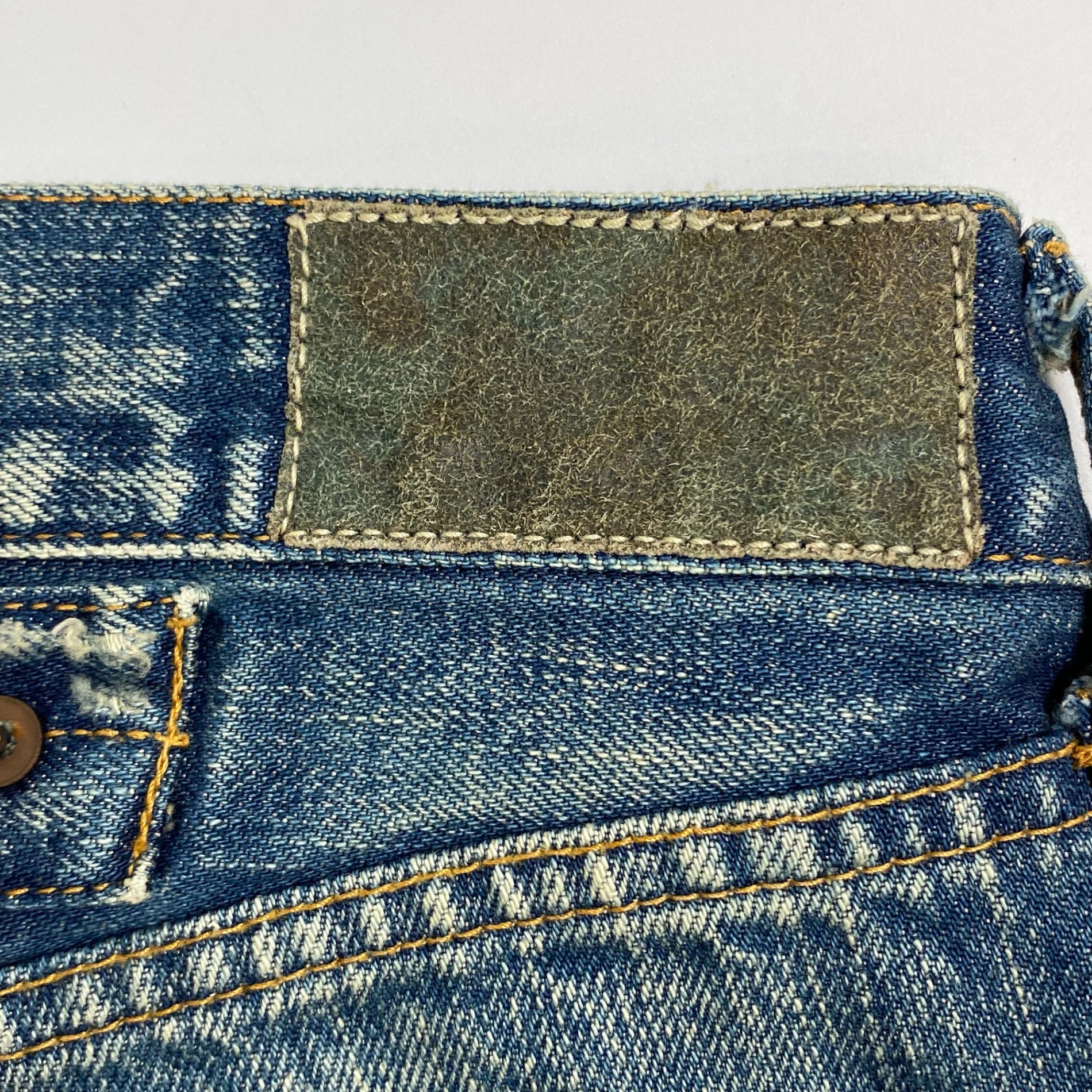 11SS kolor カラー / カットオフ デニムハーフパンツ シンチバック 阿部潤一 SIZE：1