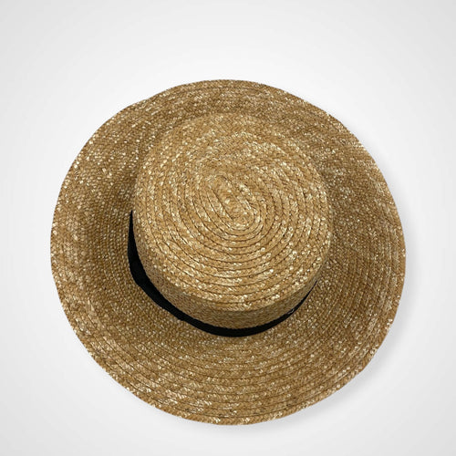 Lack of Color ラックオブカラー / ストローハット カンカン帽 参考定価：24,000程度 SIZE：56cm
