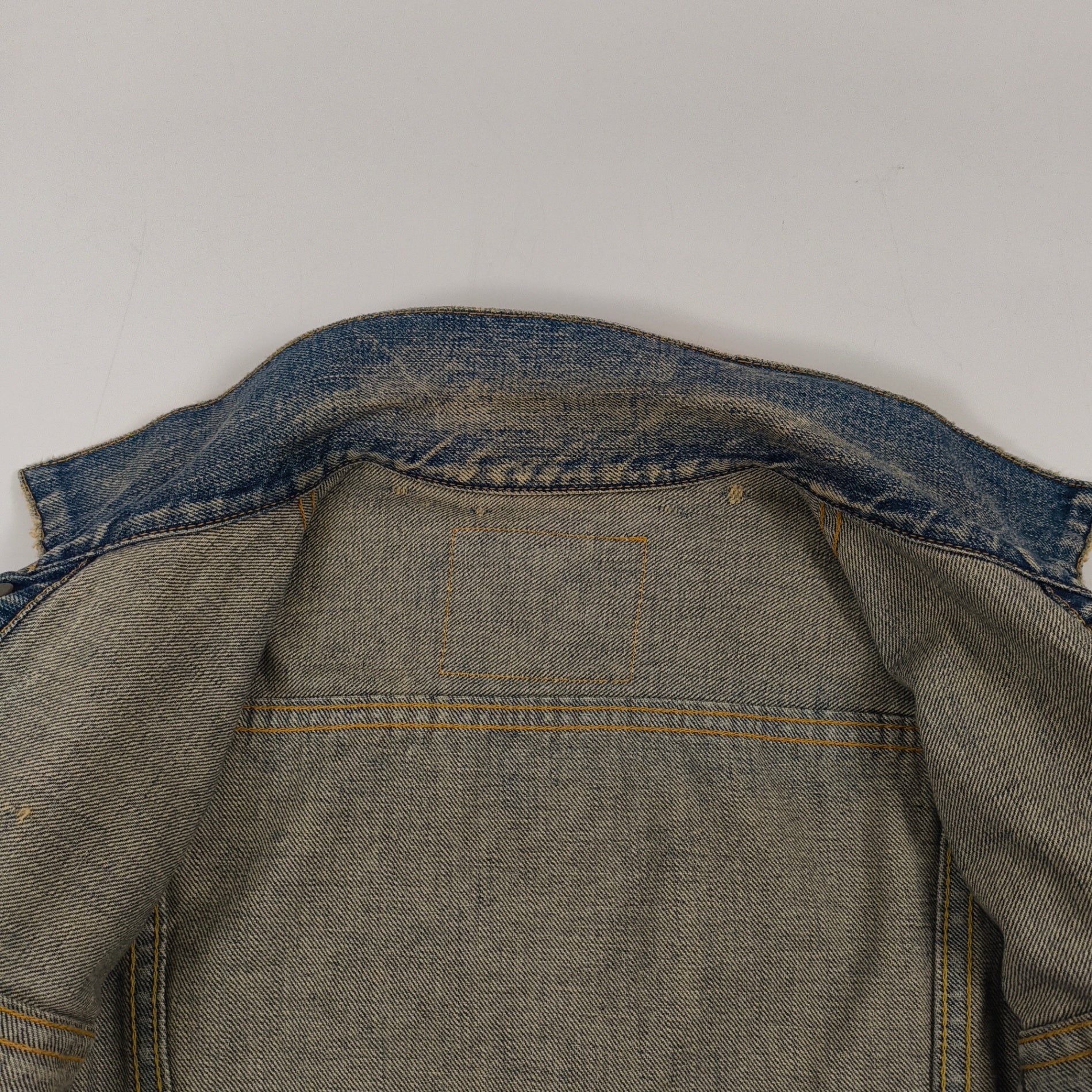 STAMMBAUM × L'APPARTEMENT / 別注 ヴィンテージ加工デニムジャケット SIZE:M