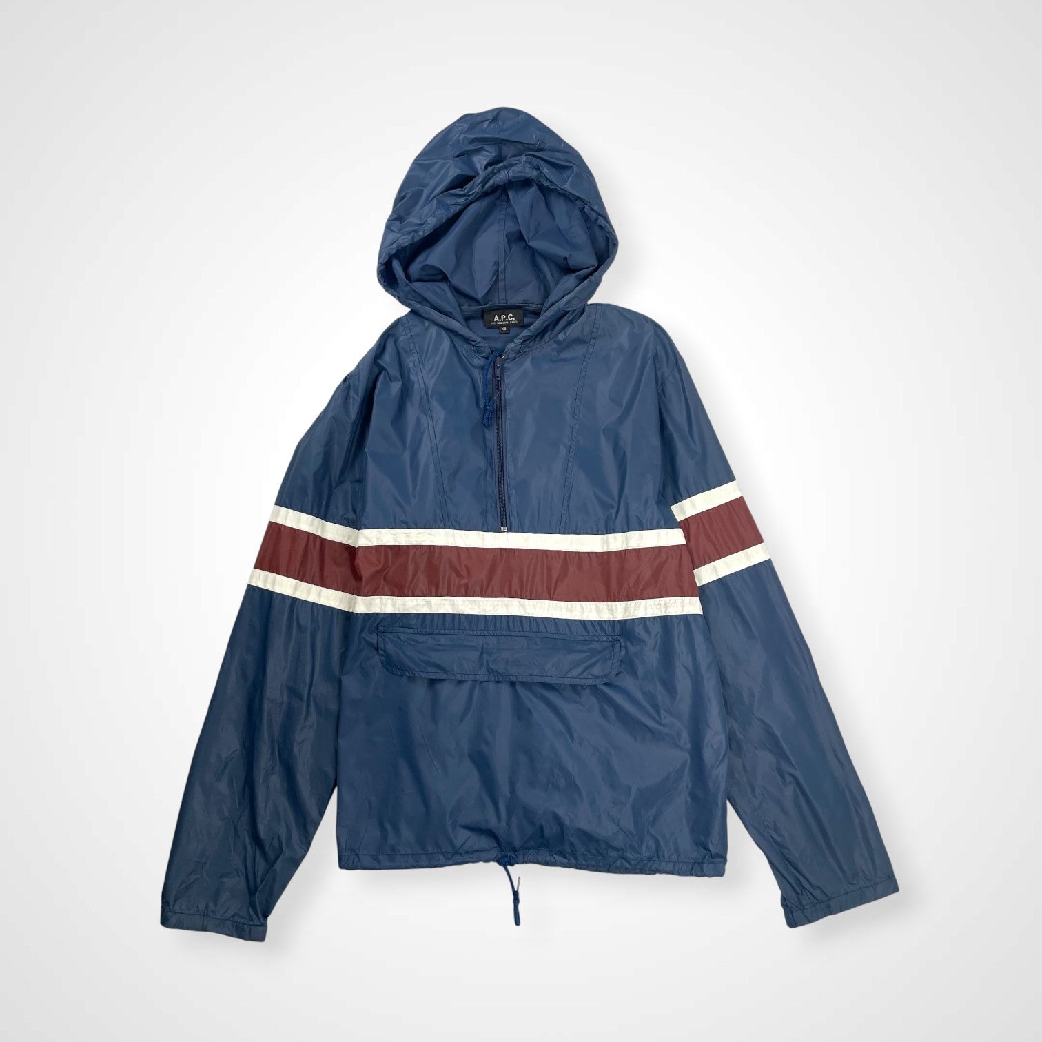 A.P.C アーペーセー / ナイロンアノラックパーカー ネイビー SIZE：XS