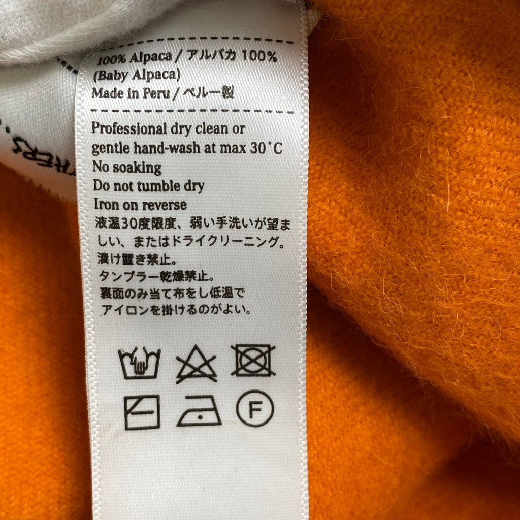 THE INOUE BROTHERS ザ イノウエ ブラザーズ / Brushed Scarf マフラー アルパカ100％ 参考定価：15,000+tax SIZE：35×180cm