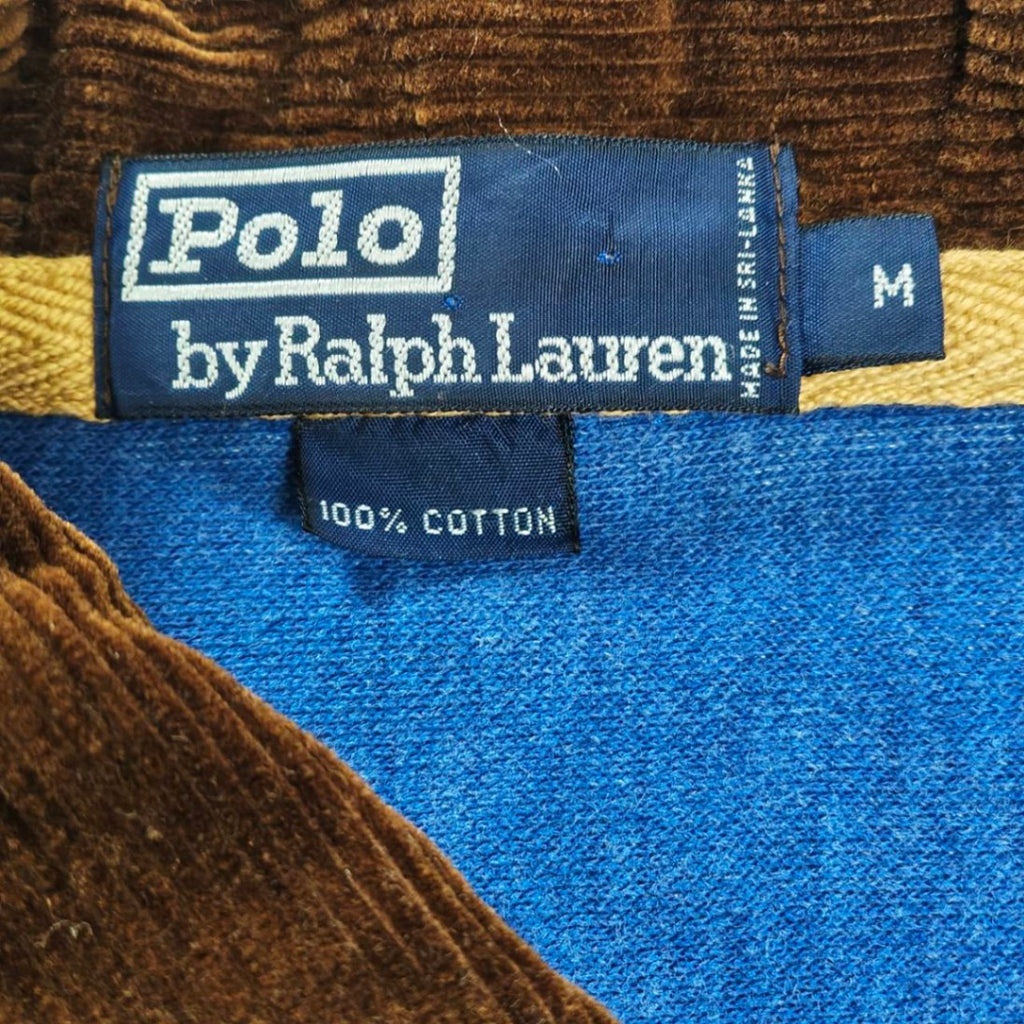 Polo by Rlaph Lauren ポロ バイ ラルフローレン / 90s ドッグ刺繍 POLO SPORTSMAN ラガーシャツ SIZE：M