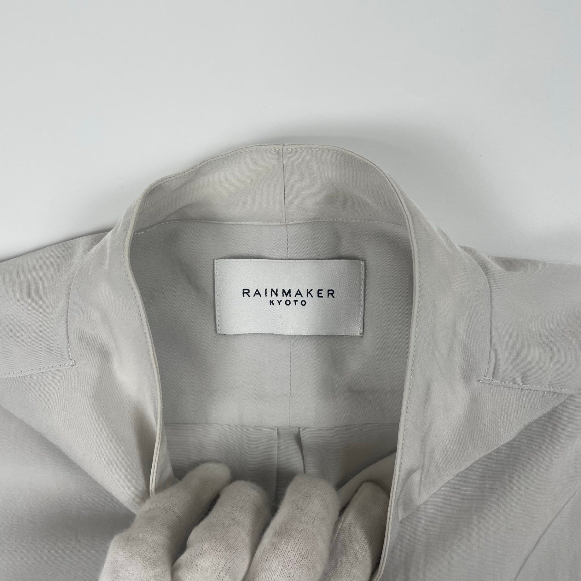 RAINMAKER レインメーカー / SHAWL COLLAR SHIRT 参考定価：32,000+tax SIZE:4