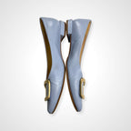 FABIO RUSCONI ファビオルスコーニ / ポインテッドフラットパンプス 箱・布袋付 参考定価：32,000+tax SIZE:38
