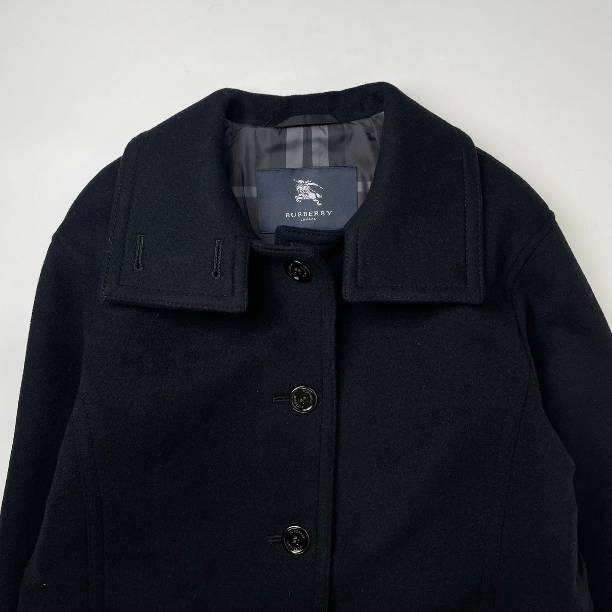 BURBERRY LONDON / ウールMIXメルトンコート 参考定価：140,000程度 SIZE:38