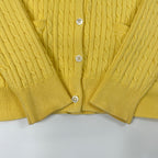 RALPH LAUREN SPORT / コットンケーブルニットカーディガン 参考定価：27,000程度 SIZE：S