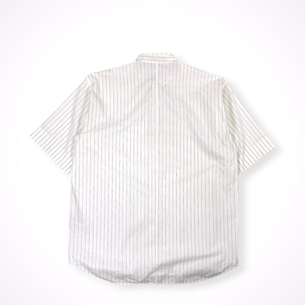 CINOH / ストライプバンドカラーシャツ 参考定価：34,000程度 SIZE:46