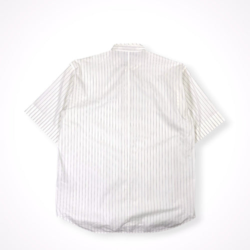 CINOH / ストライプバンドカラーシャツ 参考定価：34,000程度 SIZE:46