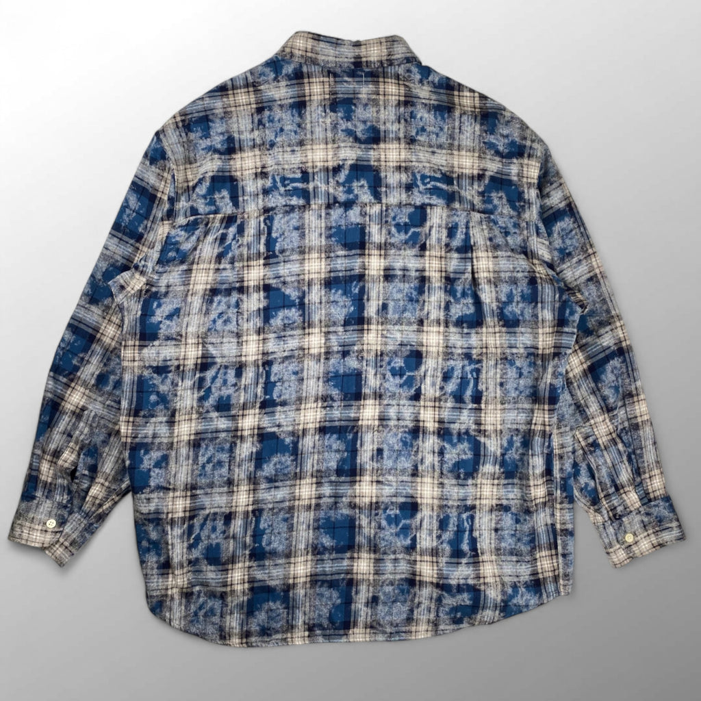 P.O.S ピーオーエス / グランジ フォグチェックシャツ 韓国発 SIZE:L程度