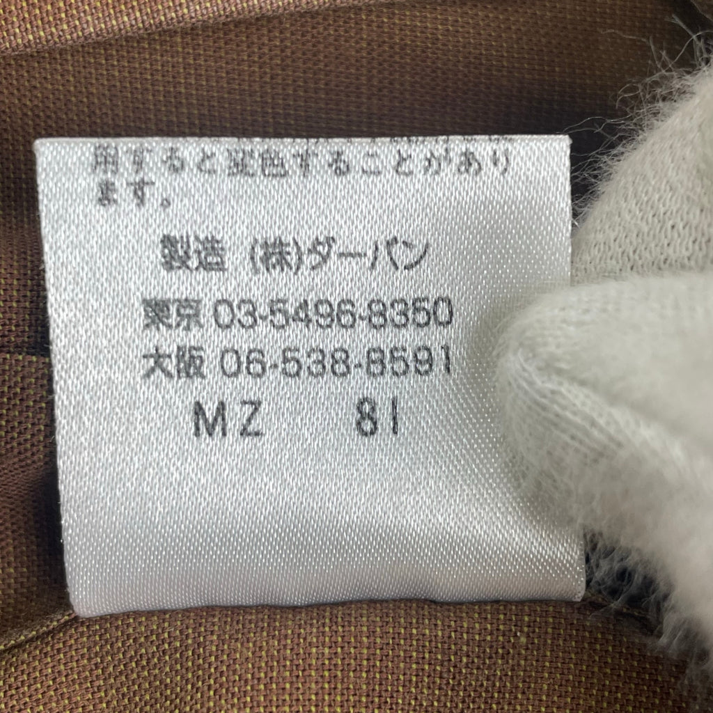 Yohji Yamamoto A.A.R ヨウジヤマモト アール / 90-00s 偏光 ボックスシルエットシャツ ブラウン 参考定価：16,000程度 SIZE：M