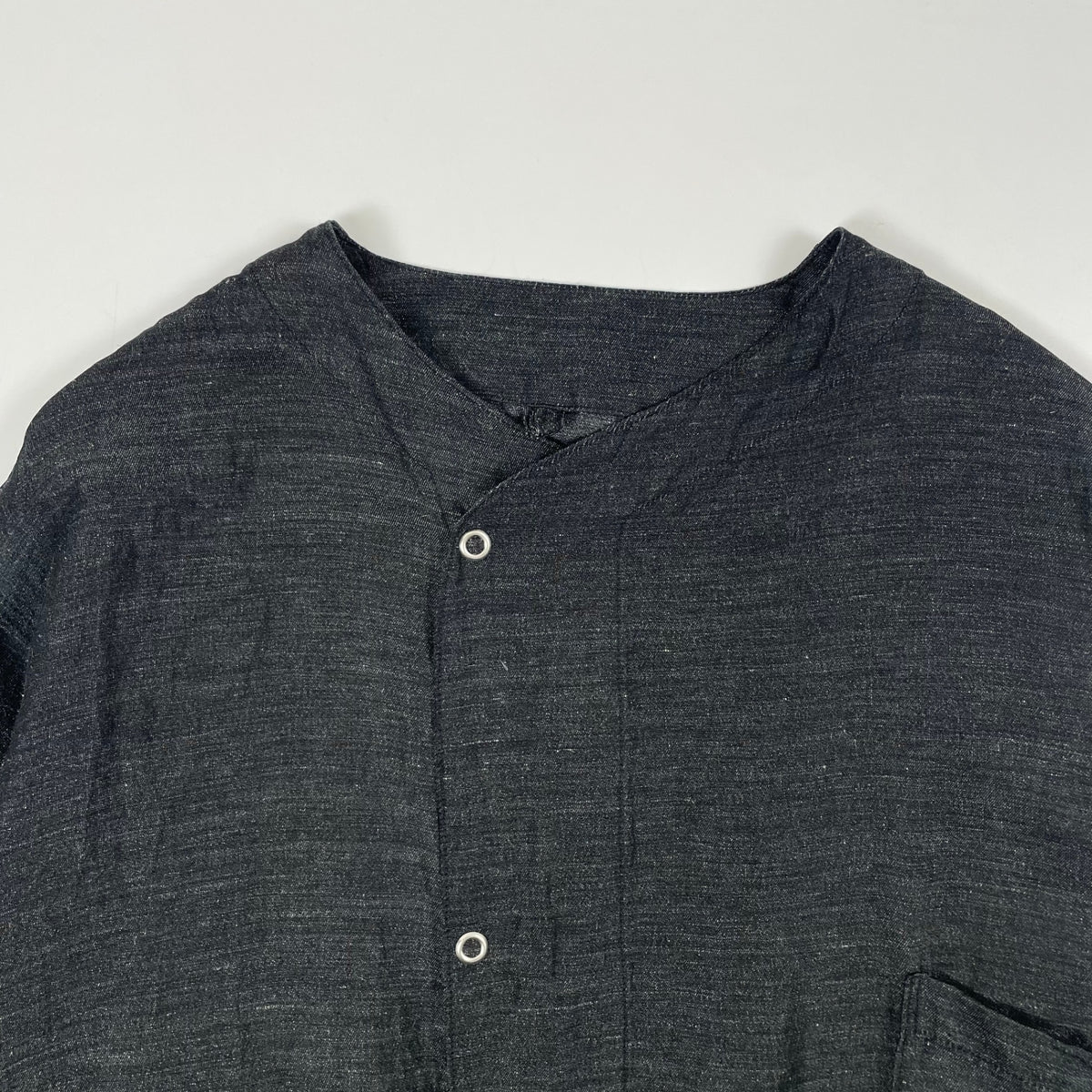 WATANABE TEXTILE × ORTHOU / ノーカラーカバーオールジャケット SIZE:FREE