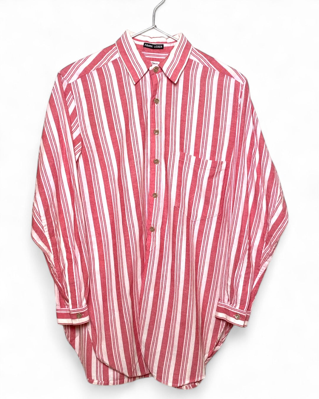 FRANK LEDER フランクリーダー コットン ストライプ シャツ