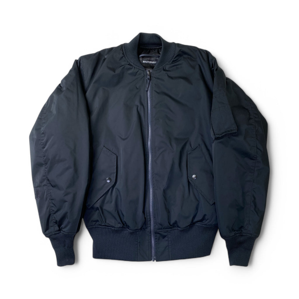 【極美品】RAMIDUS ラミダス FRAGMENT フラグメント MASTERNAVY マスターネイビー MA-1 BOMBER JACKET ジャケット ブルゾン サイズM