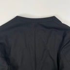 DRESSTERIOR / ウールブレンド ノーカラーリラックスジャケット 未使用品 参考定価：33,000+tax SIZE:S