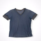 Neil Barrett / VネックレイヤードTシャツ SIZE:S