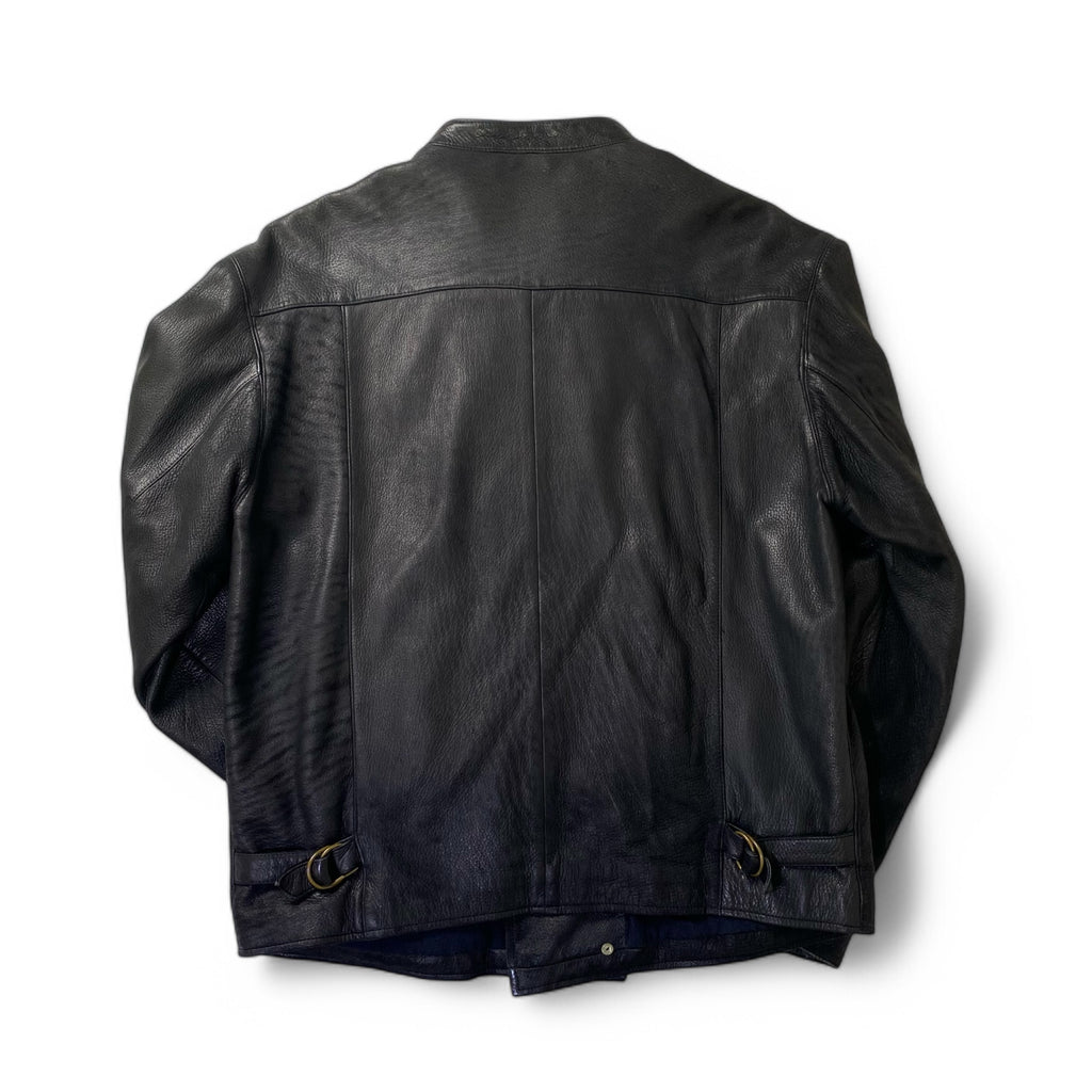 【スペシャル】COMME CA DU MODE MEN コムサデモードメン ヴィンテージ ディアスキン カラーレス ダブルブレスト レザージャケット