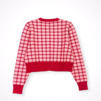 Dear Sisterhood / アンサンブルチェックカーデ 参考定価：15,000+tax SIZE：FREE