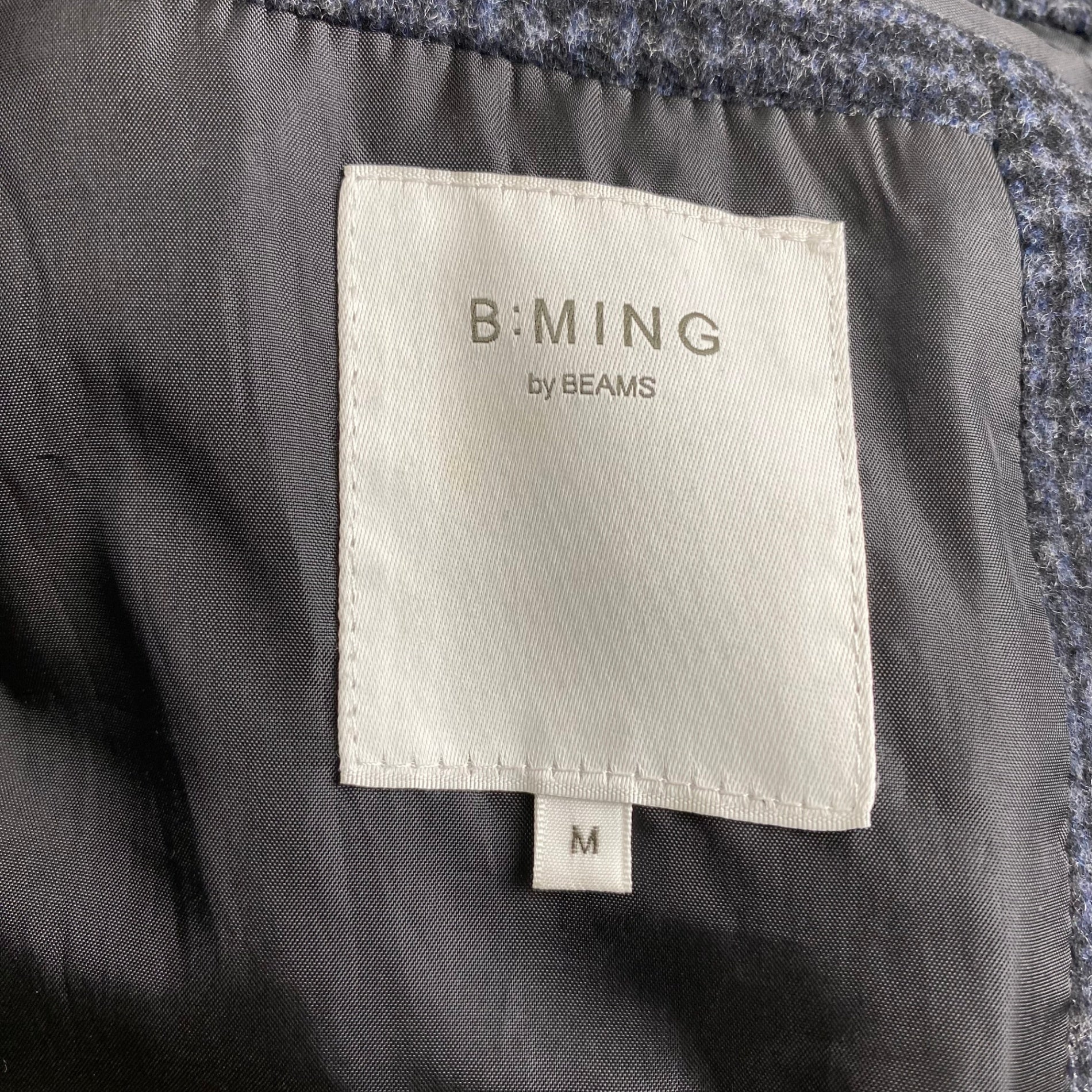 B:MING by BEAMS ビーミング バイ ビームス / タスマニアチェスターコート グレー 参考定価：26,000+tax SIZE:M