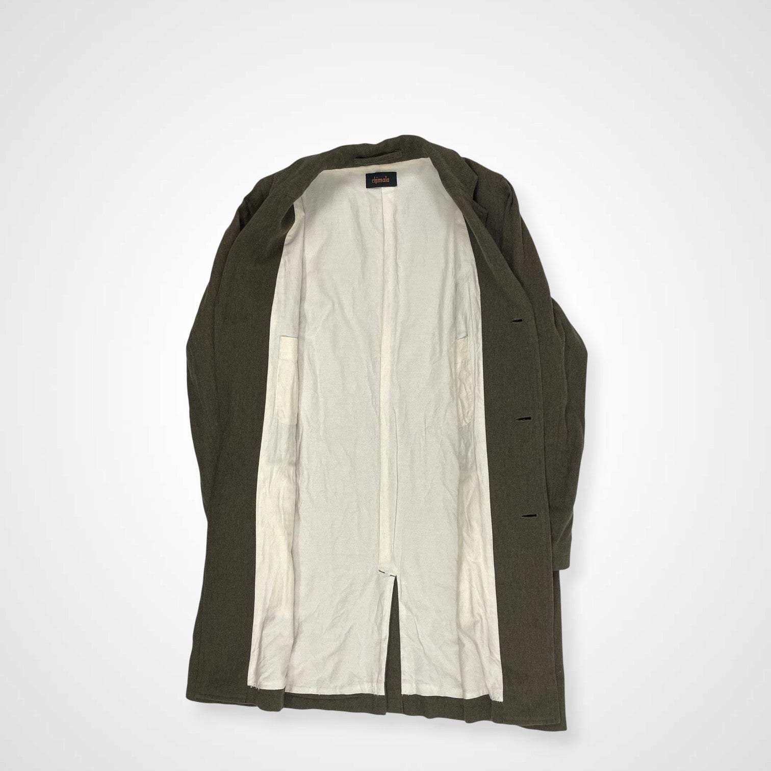 chimala チマラ / NY コットンウールツイードコート 参考定価：55,000程度 SIZE：S